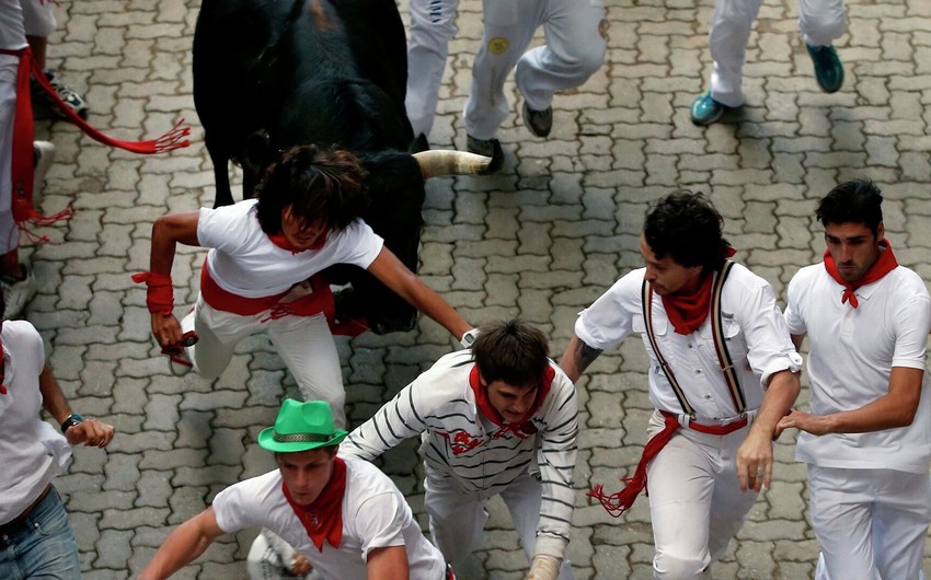 Six injured during controversial bull run in Spain