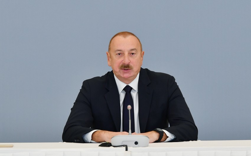 Ilham Aliyev: ‘We are waiting for a signature confirming Azerbaijan`s territorial integrity’