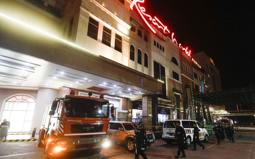 Filippinin silahlı insident baş vermiş otelində 34 meyit aşkar olunub - VİDEO - YENİLƏNİB