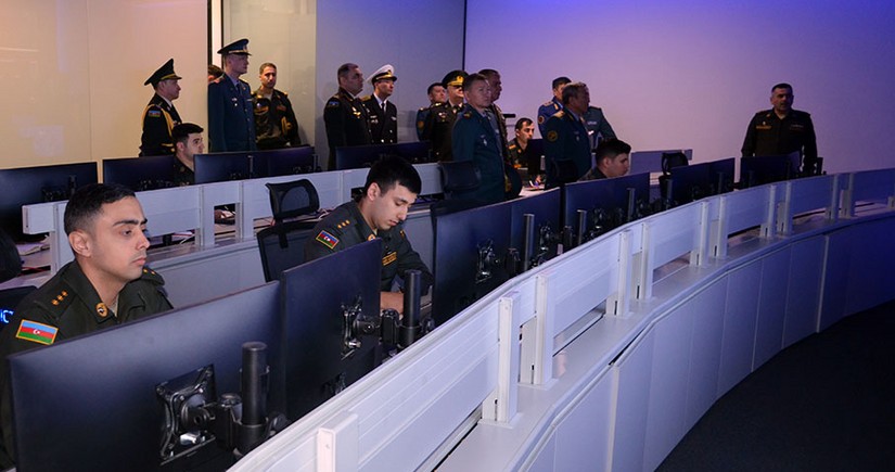 Chief of General Staff of Kazakhstan visits Central Command Post of Azerbaijan's Air Force