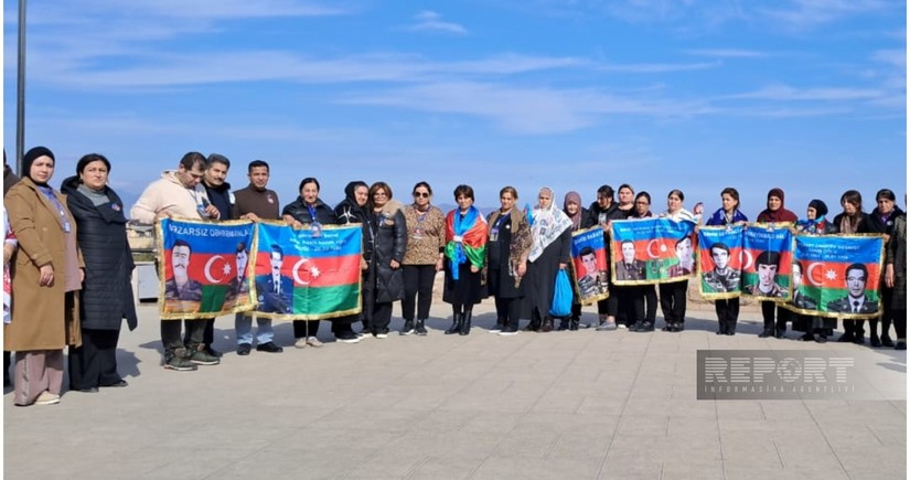 Families of missing Karabakh war soldiers visit liberated territories