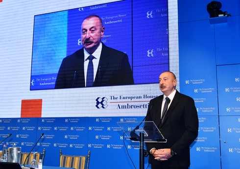 Ильхам Алиев: Азербайджан планирует экспортировать на итальянский рынок около 10 млрд кубометров газа