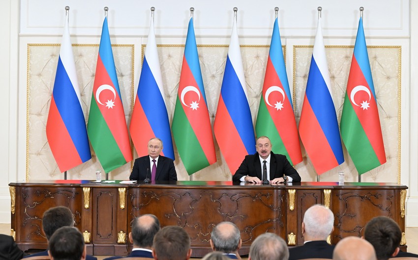 President Ilham Aliyev highlights historic nature of President Vladimir Putin's state visit to Azerbaijan