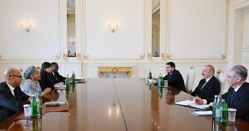 President Ilham Aliyev receives UN Deputy Secretary-General