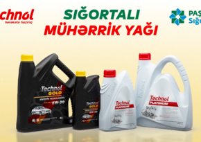 “PAŞA Sığorta” “Technol” mühərrik yağlarını sığortalayıb