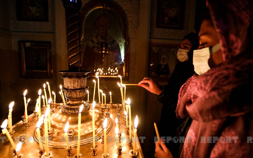 Православные христиане Азербайджана отмечают Рождество