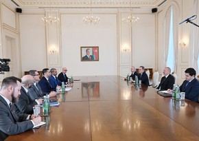 Президент Азербайджана принял делегацию во главе с действующим председателем ОБСЕ