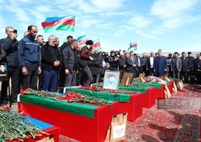 Remains of genocide victims buried in Khojaly