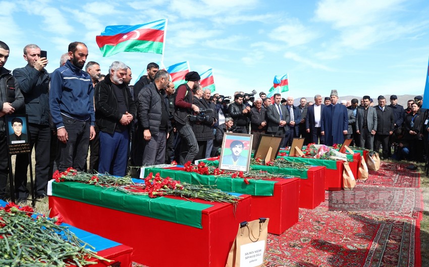 Remains of genocide victims buried in Khojaly