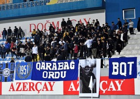 Qarabağ Kayratla oyunu izləmək istəyən azarkeşlərə müraciət edib