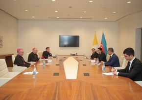 State secretary of Holy See meets Azerbaijan’s culture minister