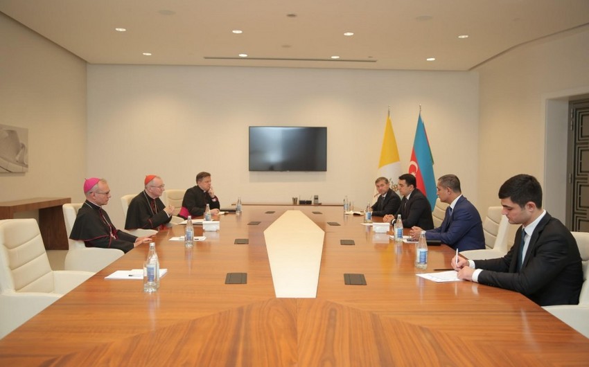 State secretary of Holy See meets Azerbaijan’s culture minister