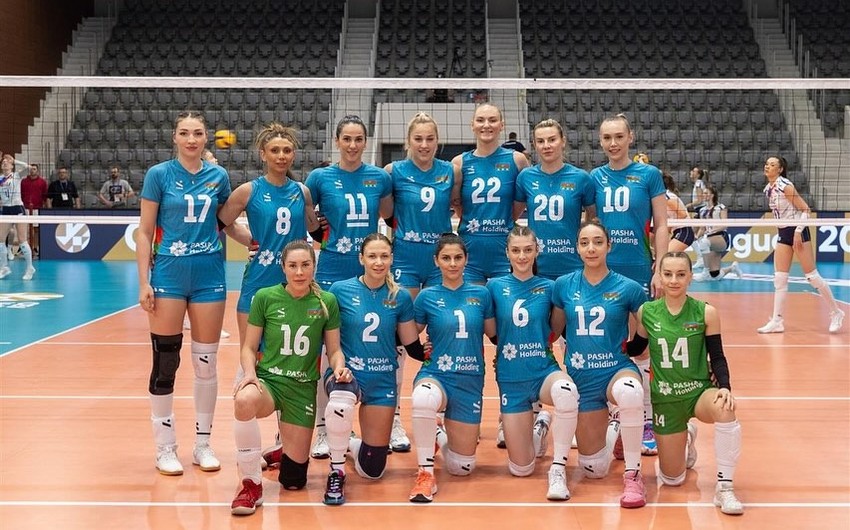 Azərbaycanın qadınlardan ibarət voleybol millisi Qızıl Avropa Liqasında məğlub olub