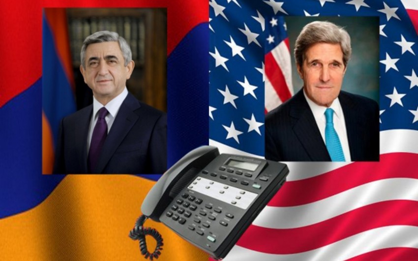 Керри и Саргсян обсудили по телефону карабахское урегулирование
