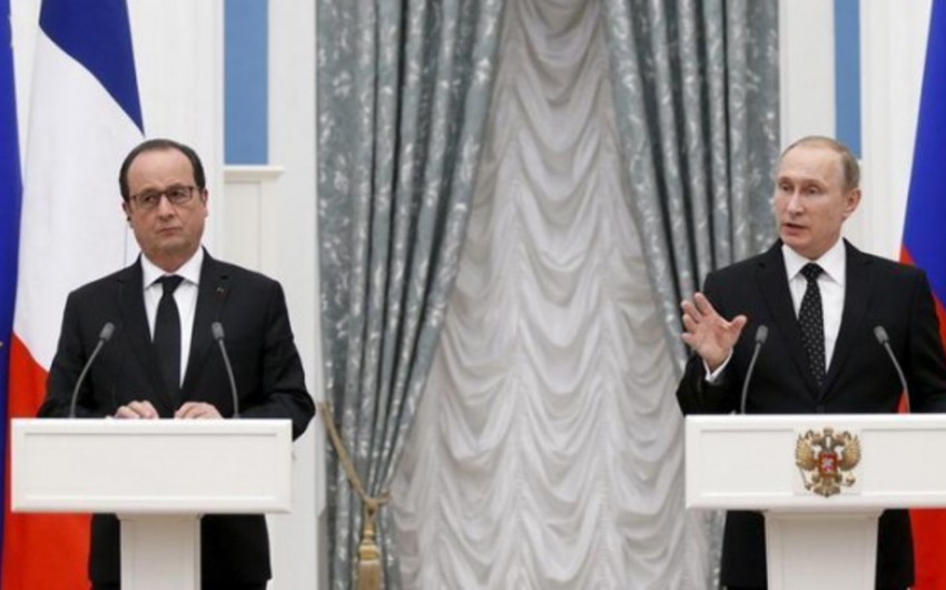 Олланд заявил, что не найдет времени для встречи с Путиным во время его визита в Париж
