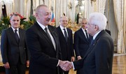 President Ilham Aliyev has working lunch with President of Italy in Rome