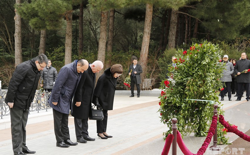 Staff of Ministry of Culture and Tourism visited Alley of Honor