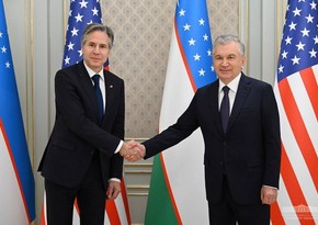 Президент Узбекистана принял делегацию США во главе с госсекретарем