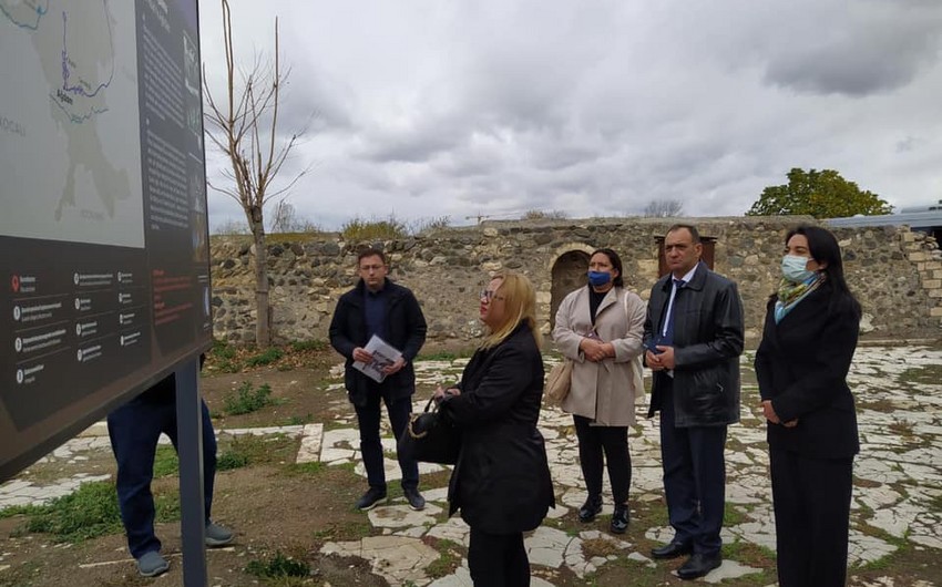 Bulgarian officials visit Azerbaijan’s war-torn Agdam District