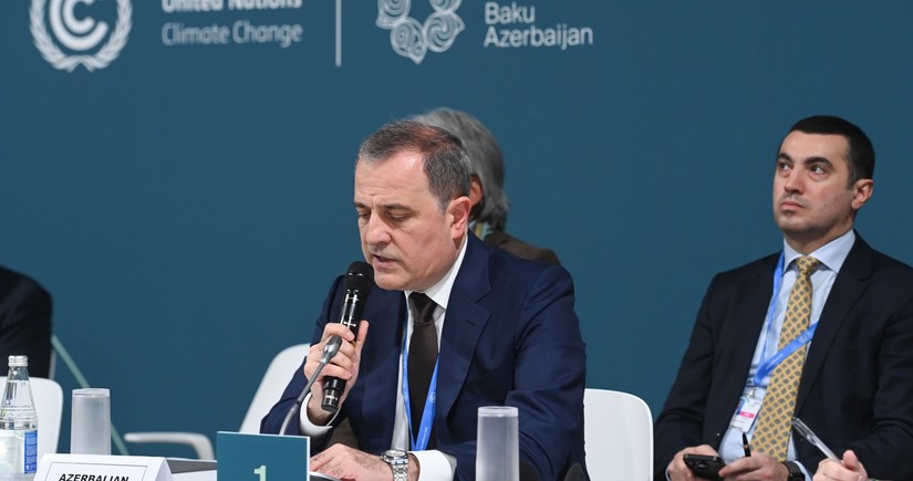 Jeyhun Bayramov speaks at high-level roundtable on climate finance