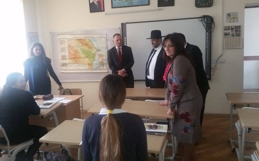 Israeli Ambassador to Azerbaijan visited Jewish school