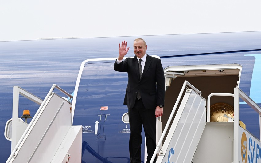 President of Azerbaijan Ilham Aliyev completes his state visit to Pakistan