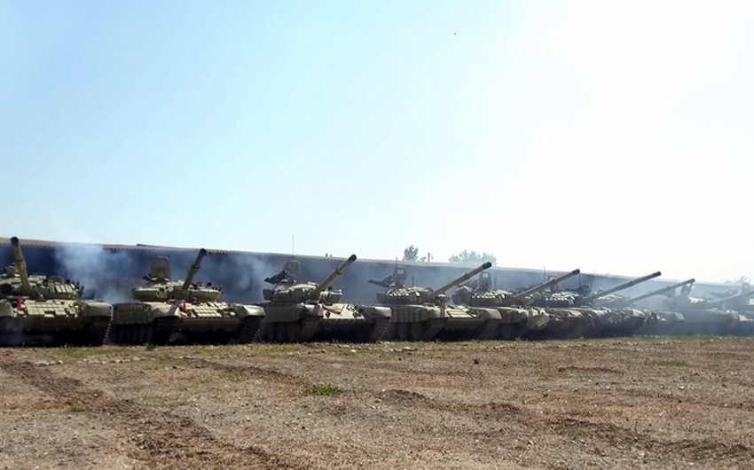 Tank units of Azerbaijani Army fulfill assigned tasks