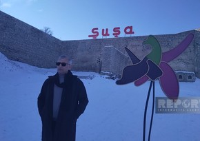 Проживающий в Швеции журналист из Южного Азербайджана посетил Шушу