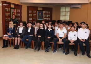 Rector of Baku Higher Oil School meets with students of Lyceum named after Academician Zarifa Aliyeva