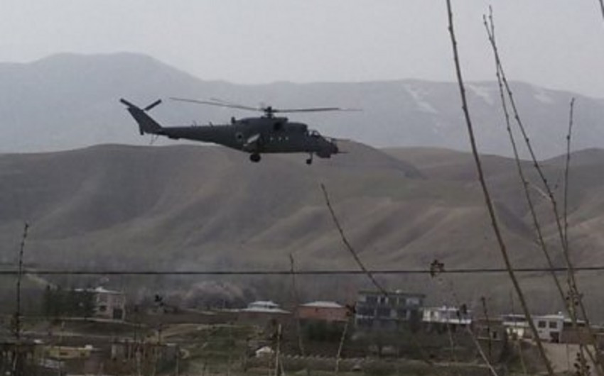 В Афганистане военный вертолет совершил аварийную посадку