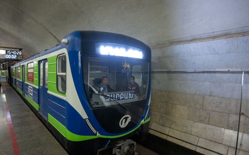 Yerevan metro workers on strike