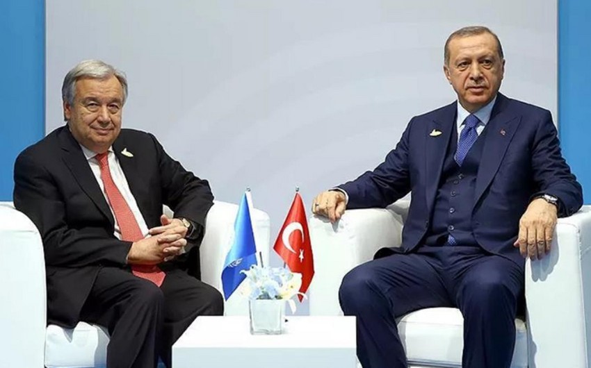Гутерриш и Эрдоган обсудили открытие гуманитарных коридоров в Украине