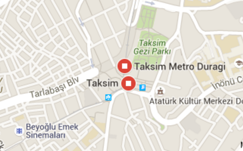 Istanbul: one of the subway stations closed