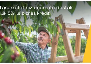 Biznesinizin inkişafı üçün Yelo Bankdan illik 5 %-lə kredit