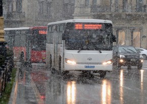 Speed limit in Baku reduced due to rainy weather