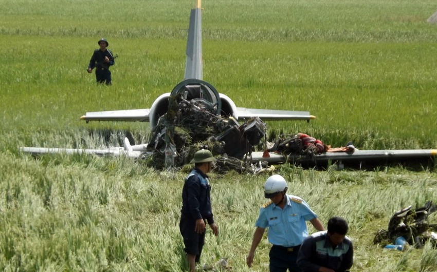 Military jet crashes in northern Vietnam, 1 pilot killed
