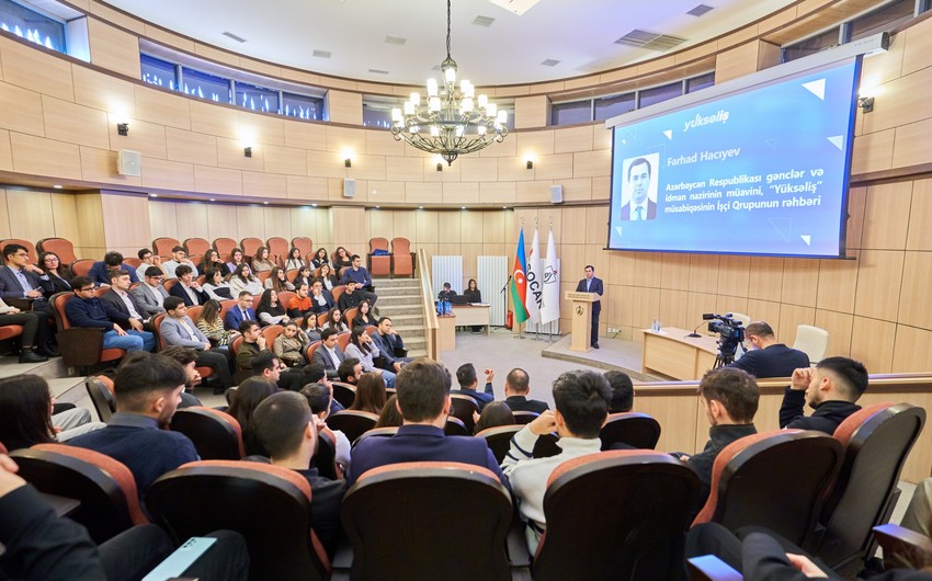 Yüksəliş müsabiqəsinin tələbə mentorluq proqramının rəsmi açılışı olub