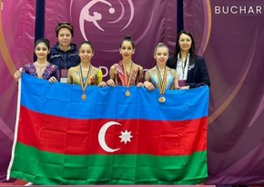Azerbaijani rhythmic gymnasts claim 5 medals in Romania