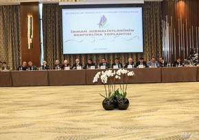 Azerbaijani sports journalists gather for Republican Meeting - PHOTOS