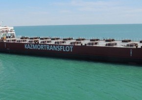 “Kazmortransflot” Aktau-Bakı marşrutu ilə neft nəqlini 2,4 dəfə artırıb