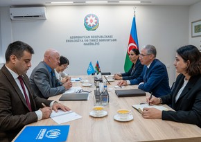 Mukhtar Babayev meets with UNHCR’s special advisor on climate action