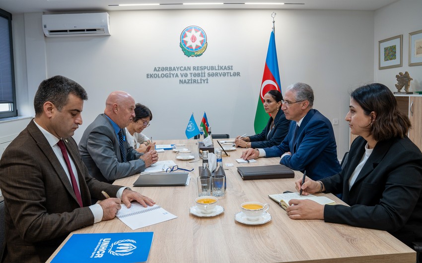 Mukhtar Babayev meets with UNHCR’s special advisor on climate action