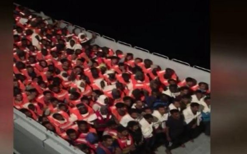 Turkish sailors rescue 466 Libyan refugees