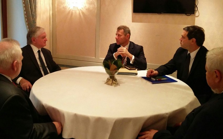 Armenian foreign minister meets with OSCE MG co-Chairs - PHOTO