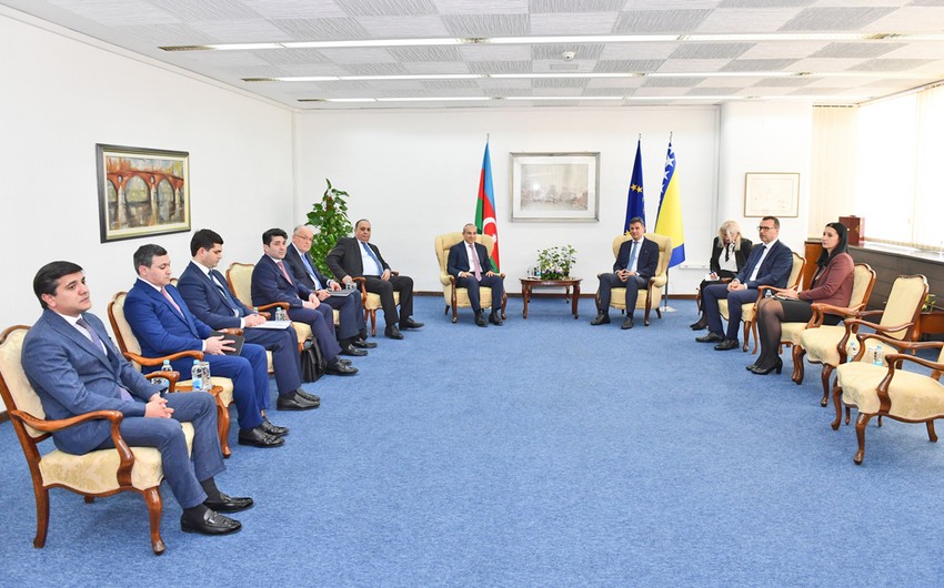 Обсуждены приоритетные направления сотрудничества между Азербайджаном и Боснией и Герцеговиной