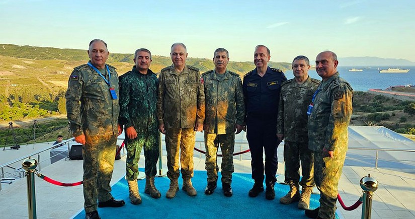 Leadership of Azerbaijan Defense Ministry visits Doganbey training area in Türkiye