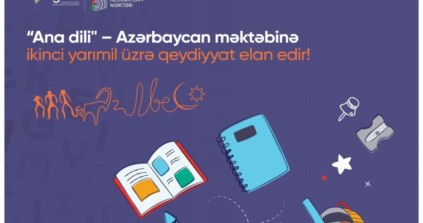 Xaricdə yaşayan azərbaycanlılara ana dilini öyrətmək üçün növbəti layihəyə qeydiyyat başlayıb