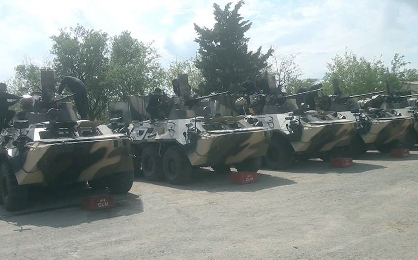 Вооружение и техника Азербайджанской армии переводятся на летний режим эксплуатации