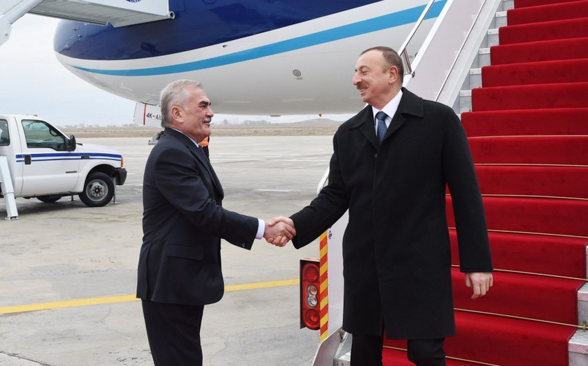 ​Президент Азербайджана отбыл в Нахчыван