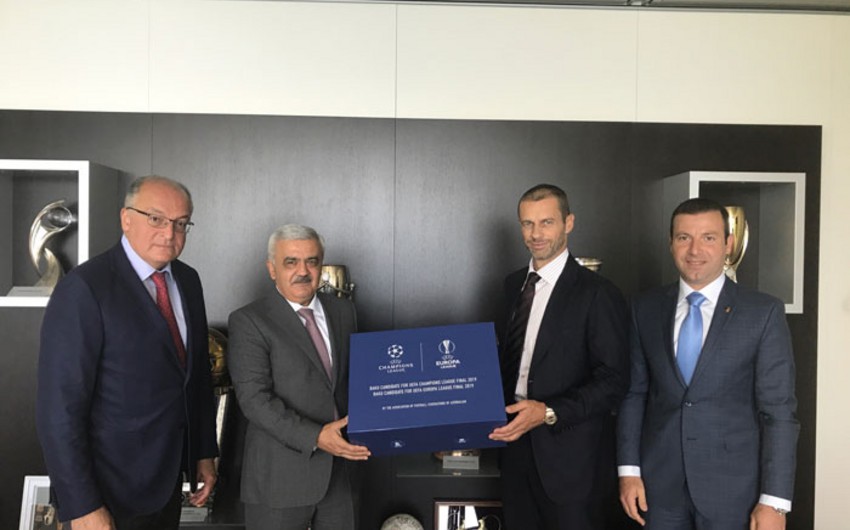 Special presentation displayed to UEFA on Baku Olympic Stadium’s candidacy for Euro Cup final matches